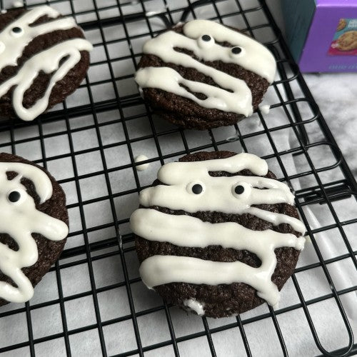 Chocolate Mummy Cookies