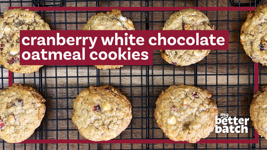 Cranberry White Chocolate Oatmeal Cookies