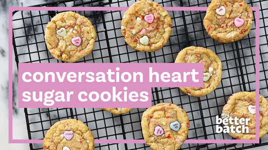 Conversation Heart Sugar Cookies